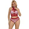 Lingerie Set SUBBLIME mit Netzdesign und Strass
