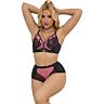 Lingerie Set SUBBLIME Push-up-BH aus Spitze und Netz