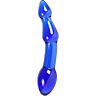 Glas-Dildo S Pleasures Crystal GAMMA mit Doppelspitze