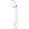 Glasdildo S Pleasures Crystal LIBRA – gekrümmte Spitze