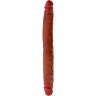 Doppel-Dong Dildo GET REAL 35 cm mit beweglicher Vorhaut