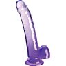 Dildo King Cock Clear mit Testikeln 20.3 cm