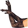 Guantes für Dessous LEG AVENUE - Nahtlose florale Netzhandschuhe