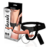 Doppelpenetrationsspielzeug Harness Attraction Harris mit Vibration