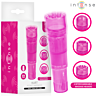 Mini-Vibrator INTENSE FUN TOYS KURT mit 4 Aufsätzen Pink
