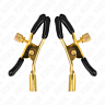 Pinzen für Brustwarzen KINK GOLD 6 CM | Sensuelle Stimulation