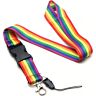 Lanyard PRIDE mit Regenbogenflagge für Feiern