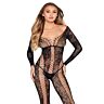 Bodystocking Leg Avenue 89369 mit transparentem Design