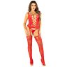 Sexy Lingerie Set Leg Avenue Camigarter mit Fischnetz