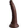 7 Inch 2 Density Vibe Cock - Brown