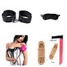 Soft-Bondage-Set für Einsteiger mit Handschellen, Augenbinde, Gerte und Seil