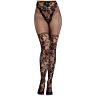 Medias Leg Avenue Dahlia mit Netzdetail