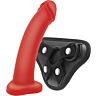 Semi‑realistischer Dildo mit verstellbarem Harness S Pleasures