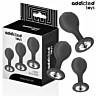 Analplugs Set Addicted Toys - 3 Größen für intensive Stimulation