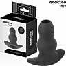 Analplug Addicted Toys M 9,6 cm mit hohler Struktur