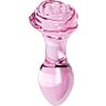 Analplug S Pleasures Crystal AURORA aus Glas