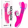 Vibrador Rabbit Diversia Bunny Rotation 24 cm mit Squeel-System