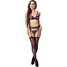 Lingerie Set LIVCO CORSETTI KEILA mit BH und Strumpfgürtel