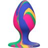 Anal Plug CALEXOTICS Cheeky Medium Tie-Dye mit Saugnapf