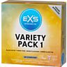 Kondome Exs Variety Pack 1 - 48 Stück mit verschiedenen Texturen und Geschmäckern