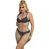 Regenbogen Lingerie Kleid SUBBLIME 952433 ohne Ärmel
