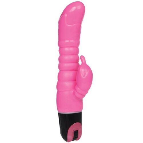 Vibrator BAILE PINK VIBRATOR 22.5 CM mit Klitoris-Stimulator