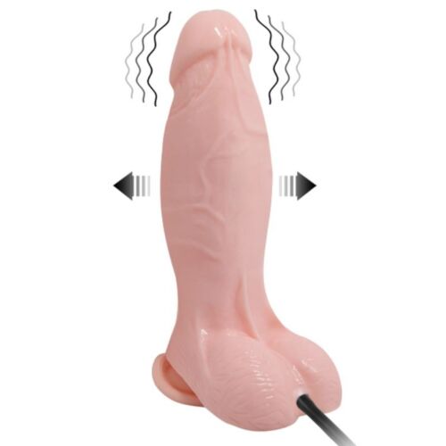 Aufblasbarer Dildo BAILE 18.8 CM mit Vibration