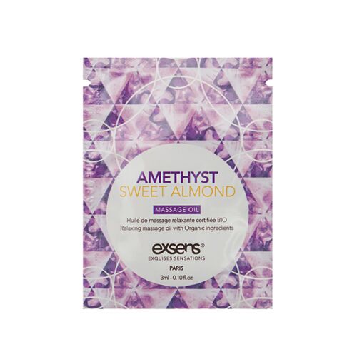 Massageöl Exsens Amethyst Sweet Almond 3 ml Probe