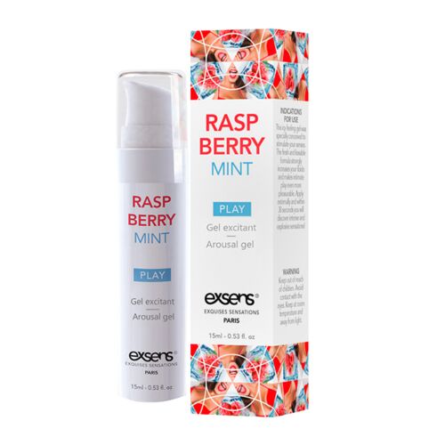 Cooling Stimulation Gel Raspberry Mint von Exsens