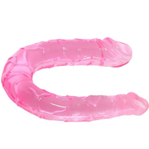 Doppeldildo BAILE Doppel Rosé | Kompakte 2-in-1 Stimulation