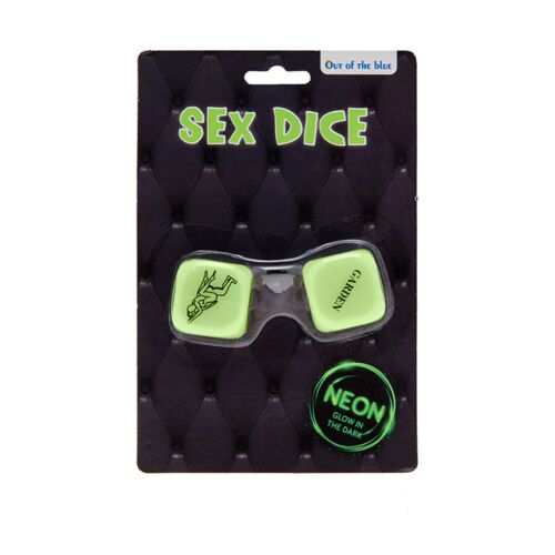 Out Of The Blue Dados Flou Ingles fluoreszierende Spielwürfel