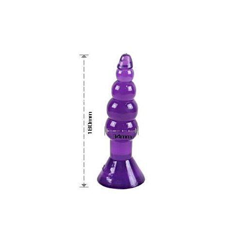 Analplug BAILE 17 CM mit gewellter Form für anal Dilatation