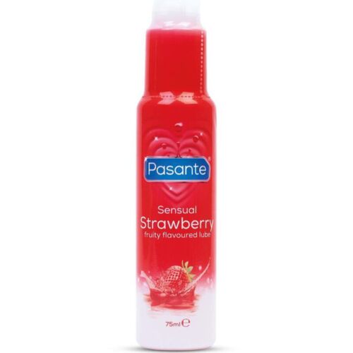 Pasante Erdbeere Gleitgel 75 ml – Veganes Lustspielzeug