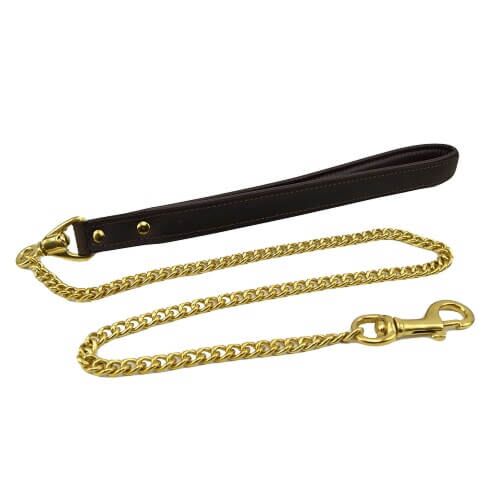 Leine Bound aus Nubukleder 108 cm