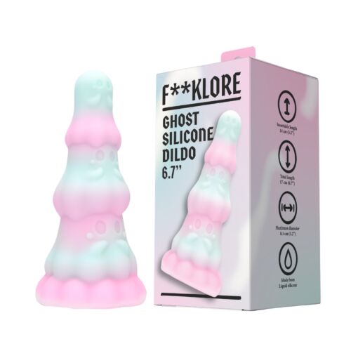 Dildo F**kLore Ghost mit spooky Design und Saugnapf
