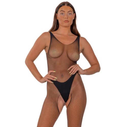 Bodystocking Lace by LJ mit Crotchless Öffnung