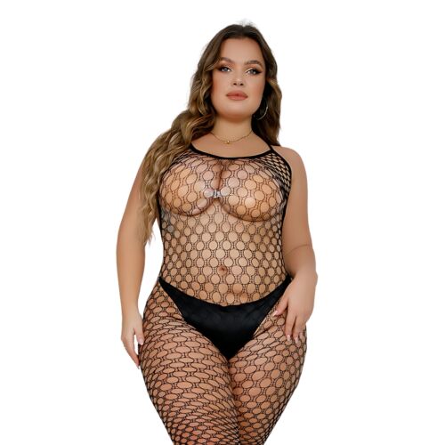 Bodystocking Lace by LJ mit offener Rückseite und Spitze