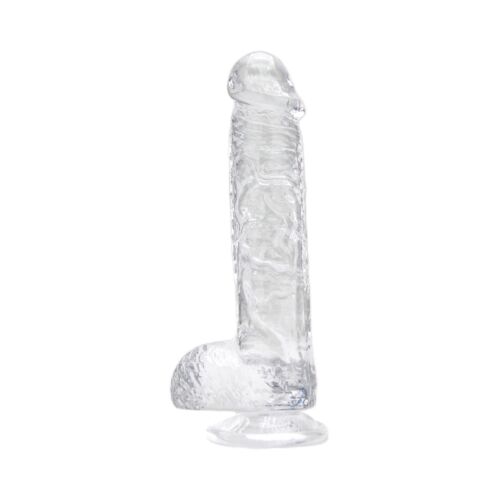 Dildo Loving Joy 6 Inch mit Hoden - Transparentes Erlebnis
