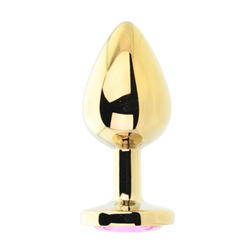 Toosh Metal Butt Plug Large Steinen Rosa