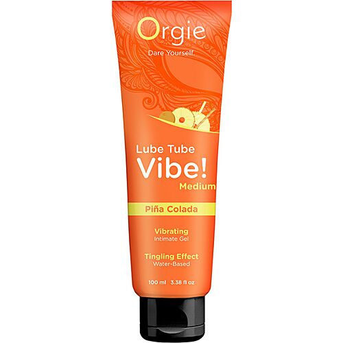 Intimgel Orgie LUBE TUBE VIBE PIÑA COLADA mit Vibration