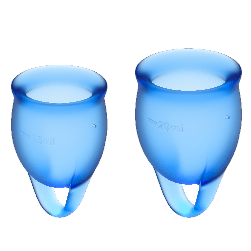 Menstruationstassen Set Satisfyer Feel Confident 15 + 20 ml