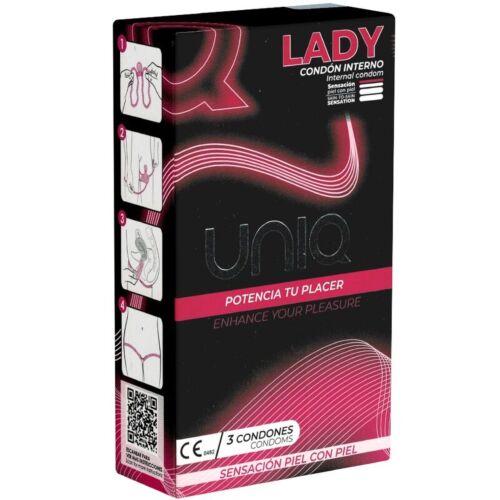 Lady Kondome UNIQ mit Strumpfgurt – Sensibilität ohne Latex