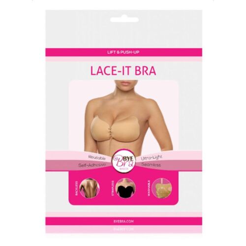 Push-Up BH BYE BRA Lace-It mit selbstklebendem Design