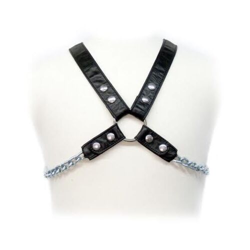 Arneses für Männer LEATHER BODY Kettenharness II