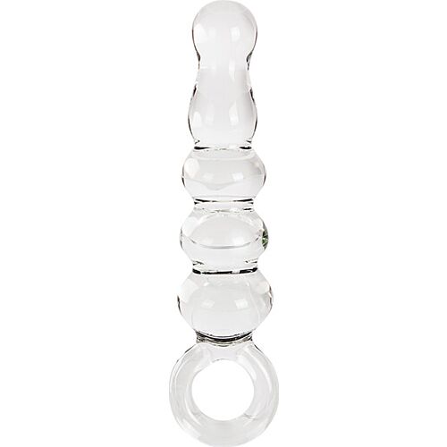 Dildo S Pleasures Crystal SOLARIS mit Kugeldesign