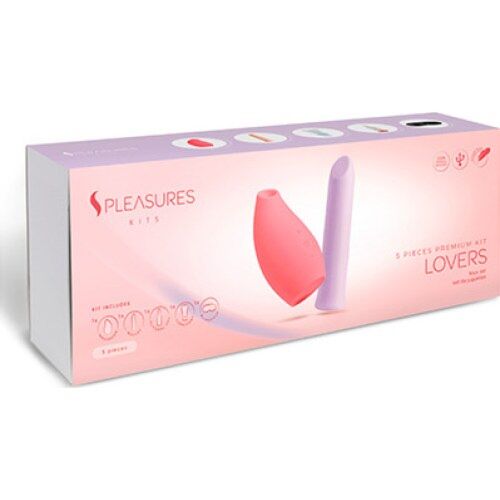 Lovers Kit S Pleasures Kits - Klitorisstimulator und vibrierende Kugel