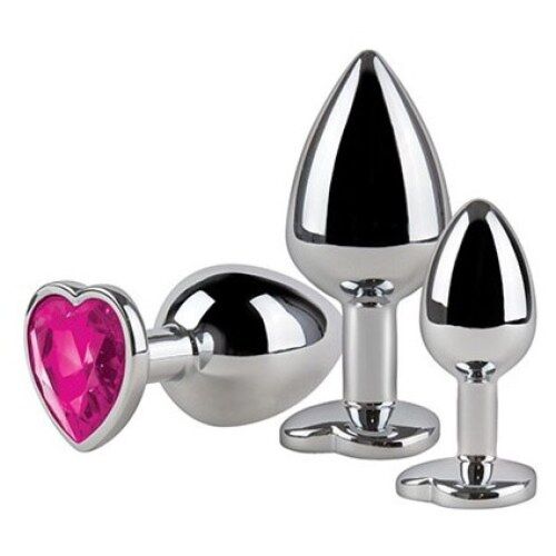Analplug Set S Pleasures Metal LIA