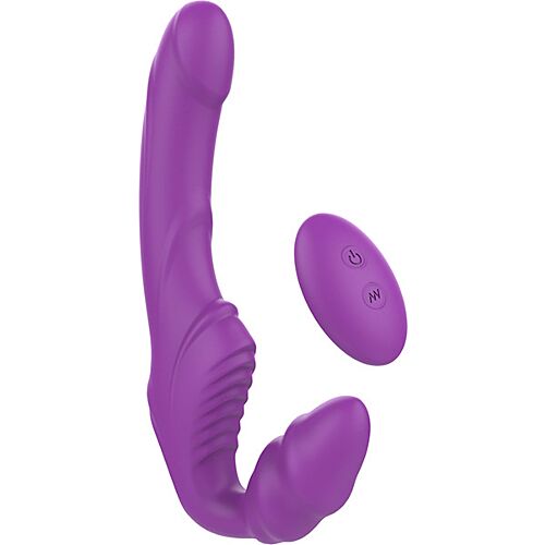 Doppelvibrator S Pleasures Unleashed Purple für Paare