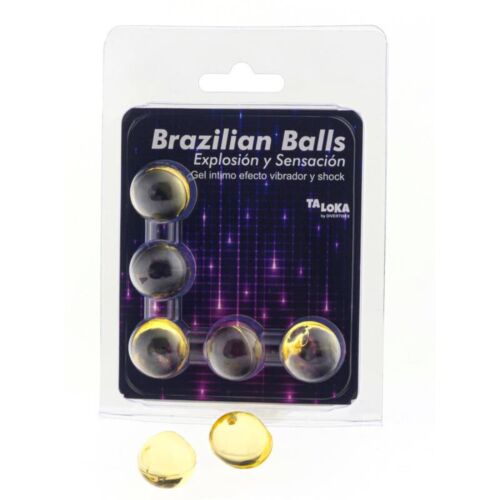 Bolas Brazilian Balls TALOKA - 5 Stück mit Vibrationsgel