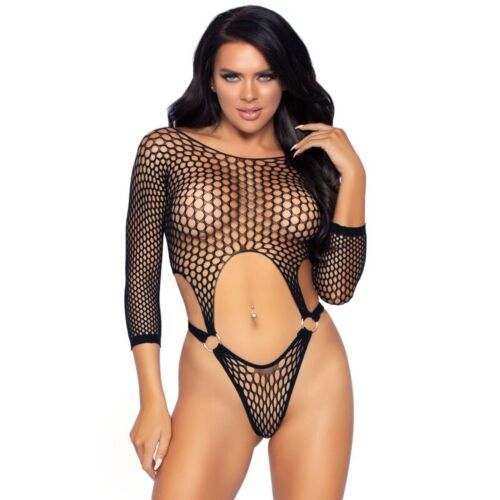 Bodysuit Leg Avenue Top Bodysuit mit Tanga-Rücken